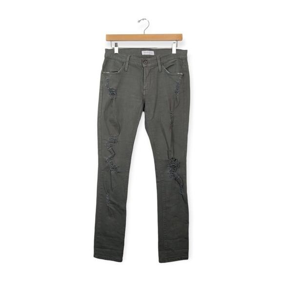 James Jeans Neo Beau Destroyed Stonehenge Grey Slim Fit Jeans Size 26 - Picture 1 of 9